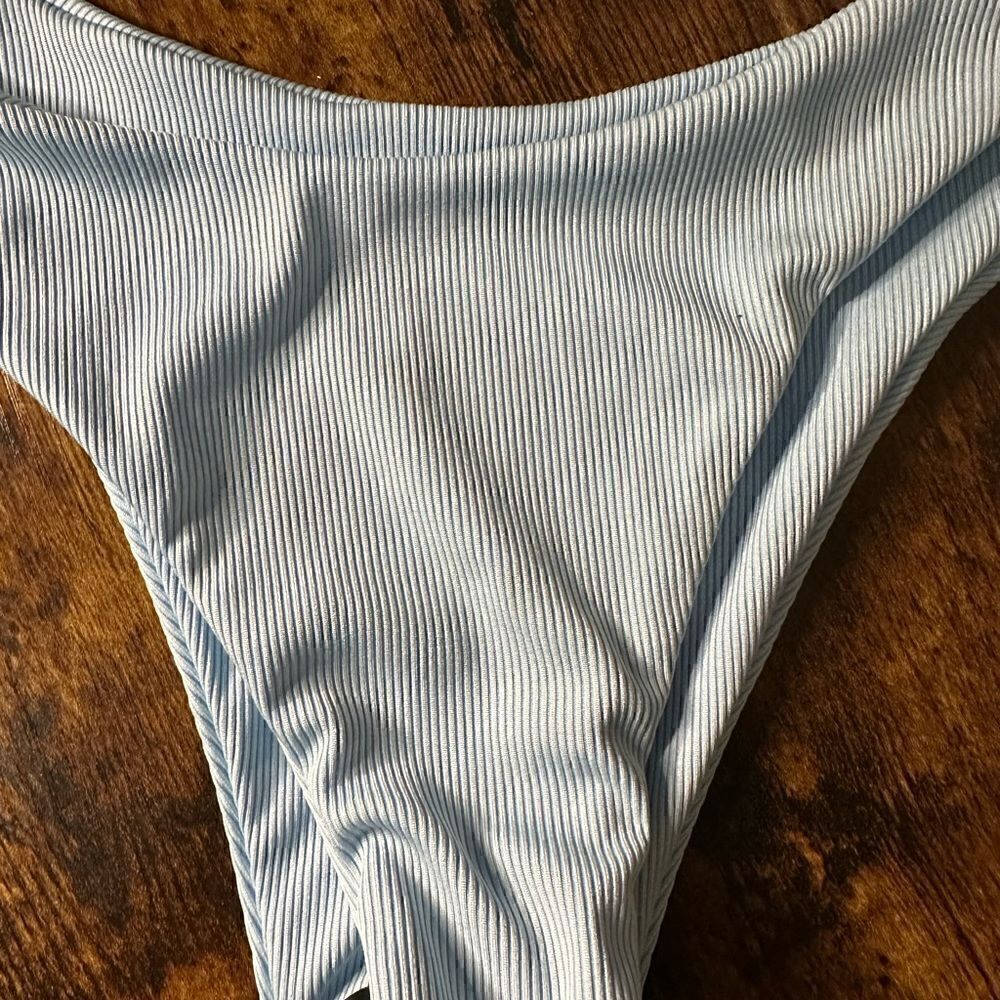 Hi-Cut ZAFUL Light Blue Bikini Bottom - Picture 3 of 5